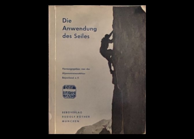 عنوان کتاب:Die Anwendung des Seiles