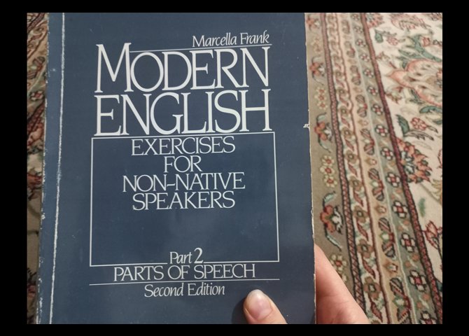 انگلیسی مدرن (Marcella Frank  MODERN ENGLISH  EXERCISES FOR NON-NATIVE SPEAKERS  Part 2  PARTS OF SPEECH  Second Edition